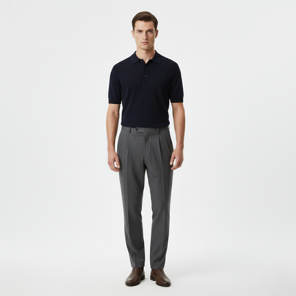 Męska koszulka polo z krótkim rękawem