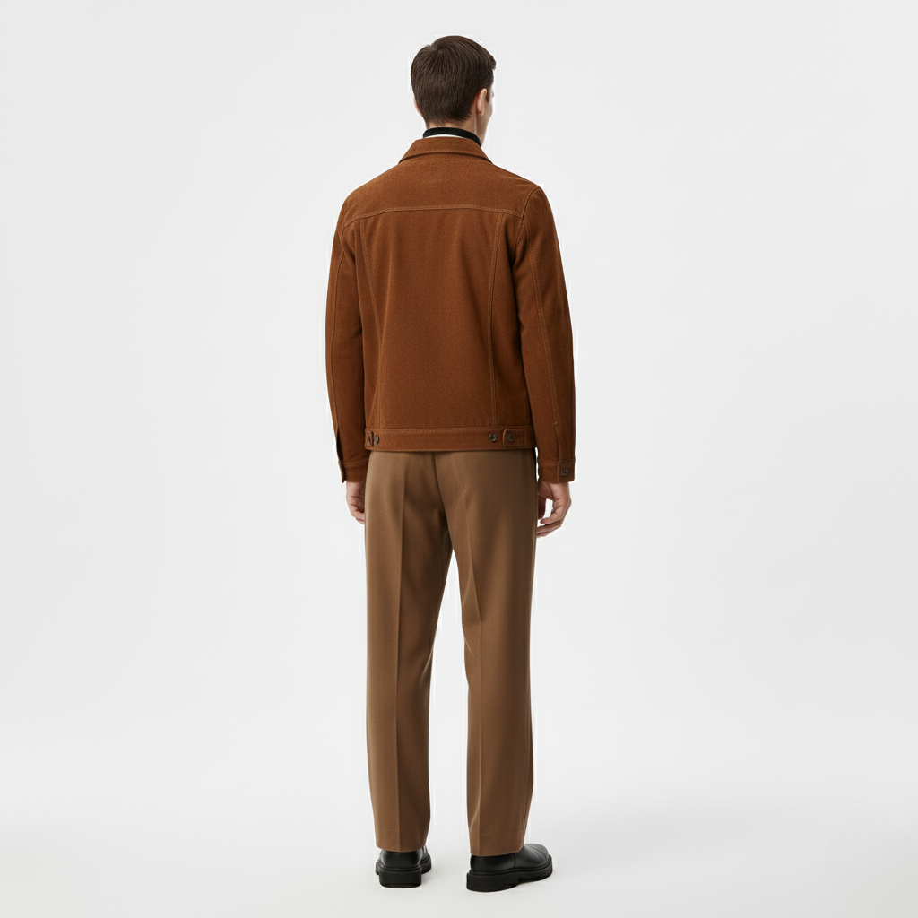 Męska kurtka trucker z sztruksu